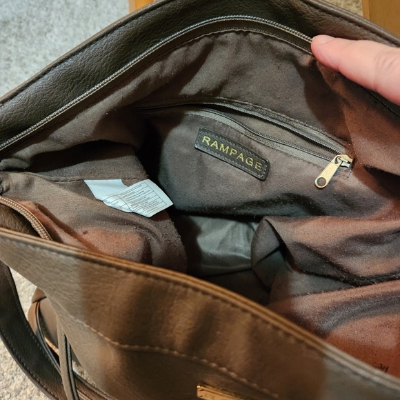 Beautiful Rampage vegan taupe handbag/crossover/adjustable purse - Picture 6 of 11